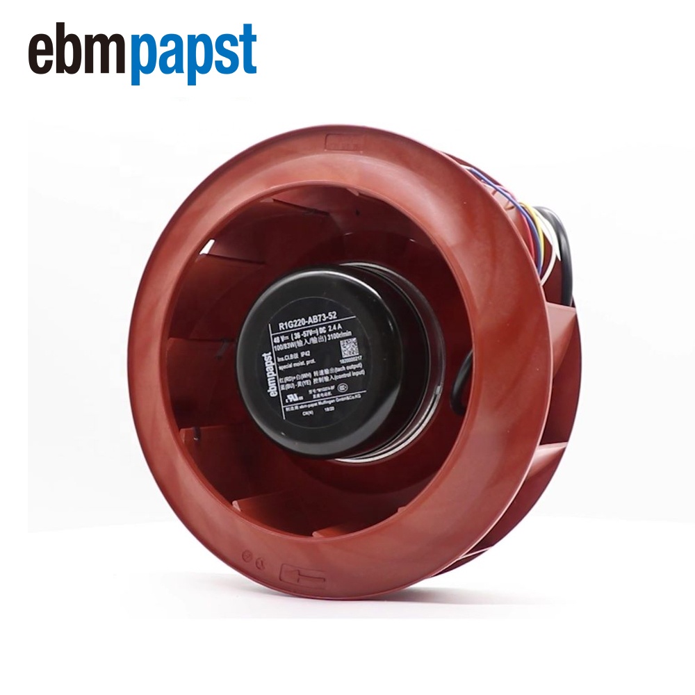 فن رادیال ۴۸ ولت DC سایز ۲۲ ( قطر ۲۲ ) از برند ebm papst ساخت آلمان
